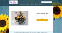Desktop Screenshot of lisasflowers.com